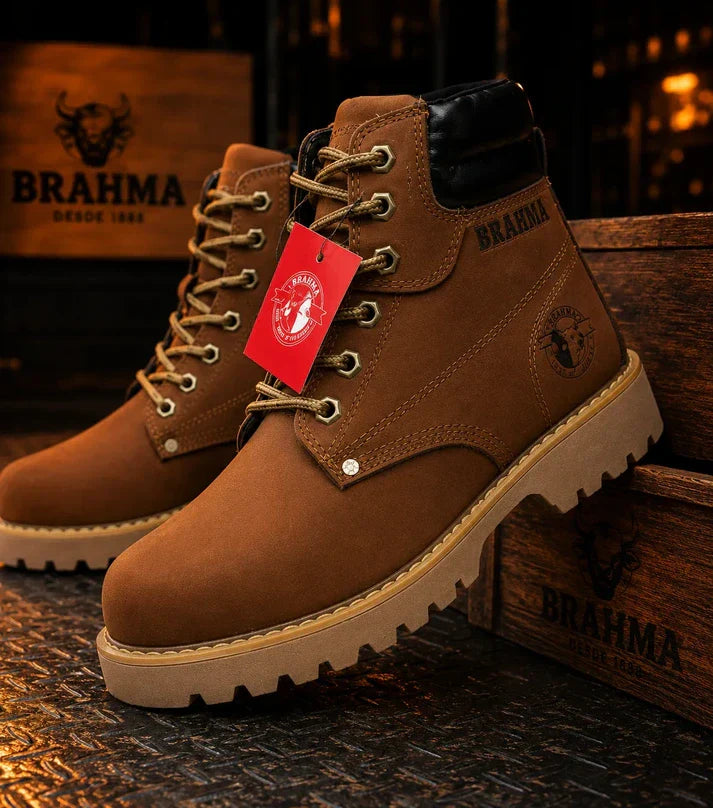 BOTAS BRAHMA CUERO 55% DE DESCUENTO HOY!